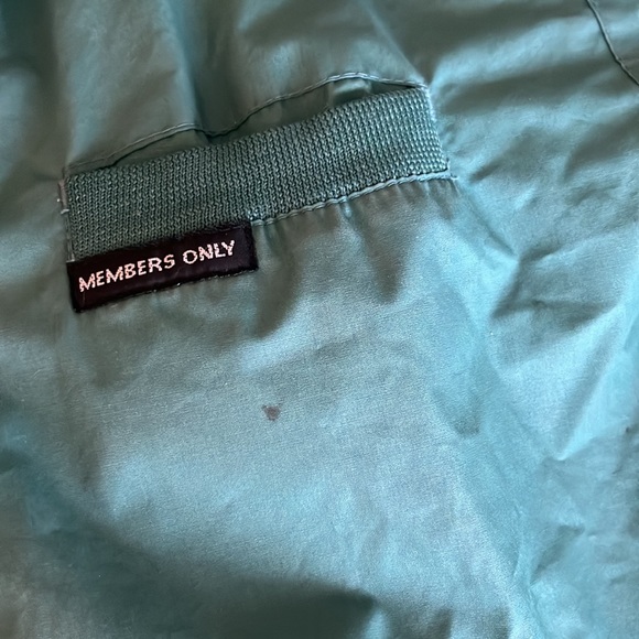 MEMBERS ONLY JACKET size 42 mens. Teal. So cool. - Picture 3 of 8